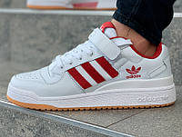 Adidas Forum Mid White Red