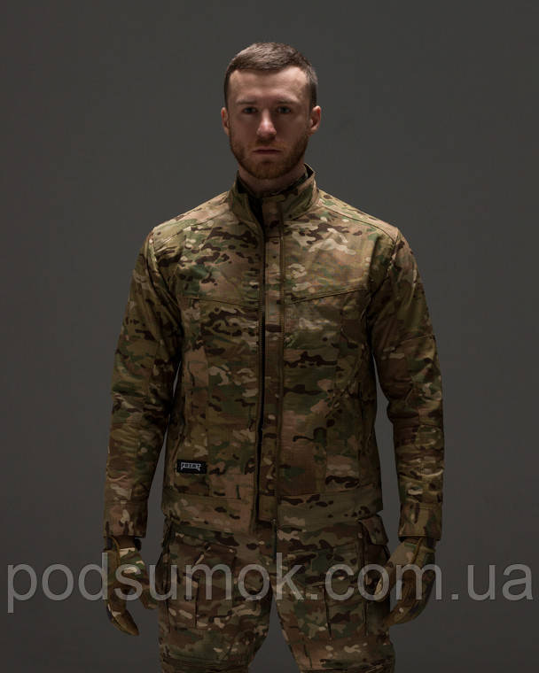 Куртка вітровка тактична Shooter Rip-Stop на тракторній блискавці MultiCam S