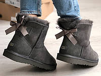 UGG MINI BAILEY BOW II BOOT GREY