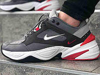 Nike M2K dark Grey Red White Black