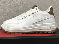 Nike Air Force 1 White Gum Brown