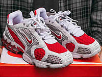 Nike Air Zoom Spiridon Caged 2 x Stüssy “Track Red/Smokers Grey”