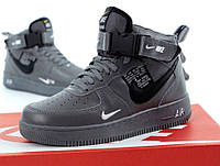 Nike Air Force Fur Dark Grey Winter