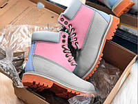 Timberland Gray Pink Blue Termo