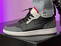 Jordan 1 Low Black Grey White