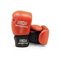 Боксерські рукавички SPORTKO шкіряні 14 унцій арт.ПК1, колір уточнюйте