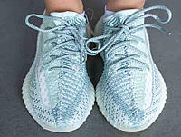Adidas Yeezy 350 V2, Cloud White ( Рефлективные шнурки)