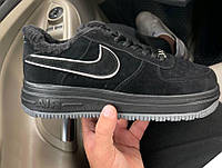 Nike Air Force 1 Black Fur