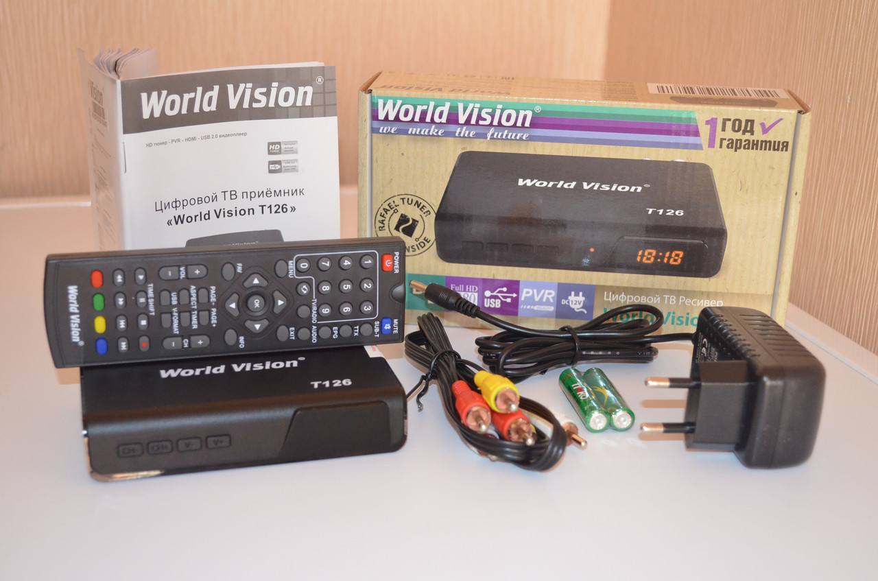 World Vision T126 - DVB-T2 Тюнер Т2 - фото 5 - id-p379907042