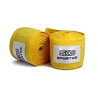 Бинт боксерский SPORTKO В0 длина 2,5 м хлопок, цвет уточняйте