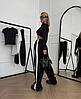 Жіночі спортивні штани з лампасами із трьохнитки, фото 2