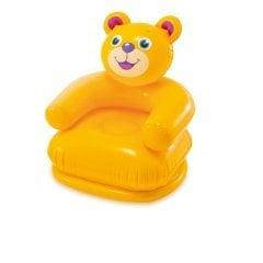 Дитяче надувне крісло «Ведмедик» Intex 68556, 65 х 64 х 74 см, жовте