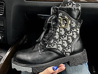 Dior Boots Black Fur