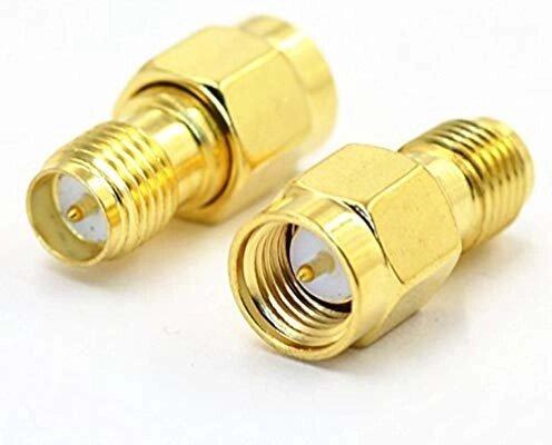 Перехідник SMA-male (штир) - RP SMA-female (штир) реверсивний