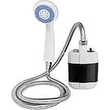 Перносний душ для кемпінгу Portable Outdoor Shower з акумулятором та USB зарядкою, фото 6