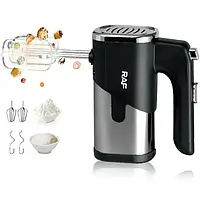 Міксер ручний для кухні RAF R.6630 двостержневий, 300 Вт, 5 швидкостей, з режимом турбо