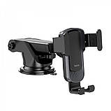 Автотримач розсувний на присоску Hoco CA104 — Black, фото 3