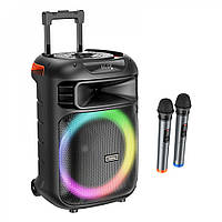 Bluetooth Speaker & 2 Microphones Hoco HA5 Black