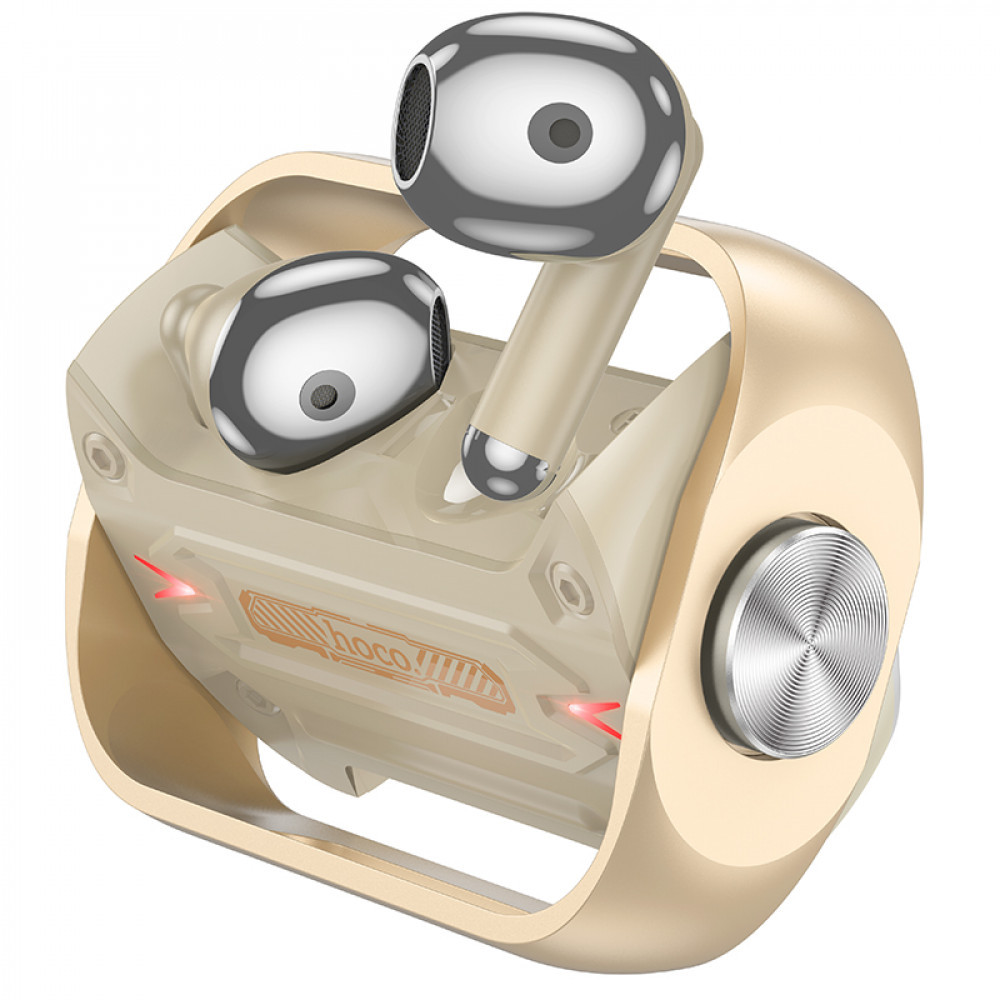 Бездротові Bluetooth навушники Hoco EW55 TWS у кейсі Gold