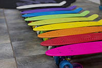 Скейт Пенни борд, скейтборд, Penny board пениборд полеуретановые колеса-светятящиеся