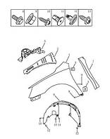 Крило переднє праве на GEELY EMGRAND EC7 RV SIMYI 106200201002