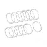 Шторка для ванни з поліестеру водонепроникна Bathlux 180x180 см з кільцями, фіранка для ванної кімнати, фото 4