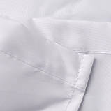 Шторка для ванни з поліестеру водонепроникна Bathlux 180x180 см з кільцями, фіранка для ванної кімнати, фото 7