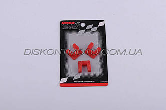 Ковзаники (слайдери) Yamaha BWS (ширина 17,7 x 7,7мм) направляючі варіатора (тюнінг, червоні) KOSO