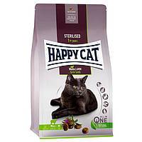 Happy Cat Sterilised Weide Lamm Сухой корм для взрослых стерилизованных кошек со вкусом ягненка - 1,3 кг