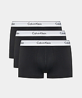 Чоловічі труси боксери Calvin Klein чорного кольору (комплект 3 шт, оригінал)