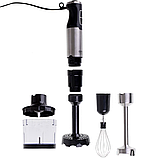 Ручний багатофункціональний блендер Camry CR 4623 - мульти блендер 1600 Вт з подрібнювачем, фото 3