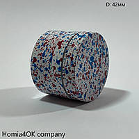 Крешер для специй алюминиевый магнитный "Брызги" 4 части D: 42мм Белый