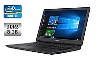 Ноутбук Acer Aspire ES 15 / 15.6" (1366x768) TN / Intel Core i3-5005U (2 (4) ядра по 2.0 GHz) / 8 GB DDR3 /