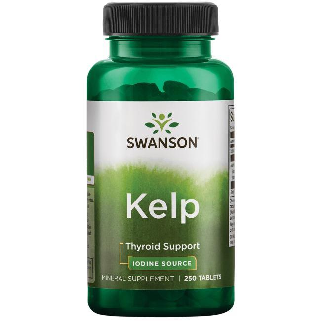 Ламинария Swanson Kelp Iodine Source 225 mcg 250 Tabs - фото 1 - id-p2091874898