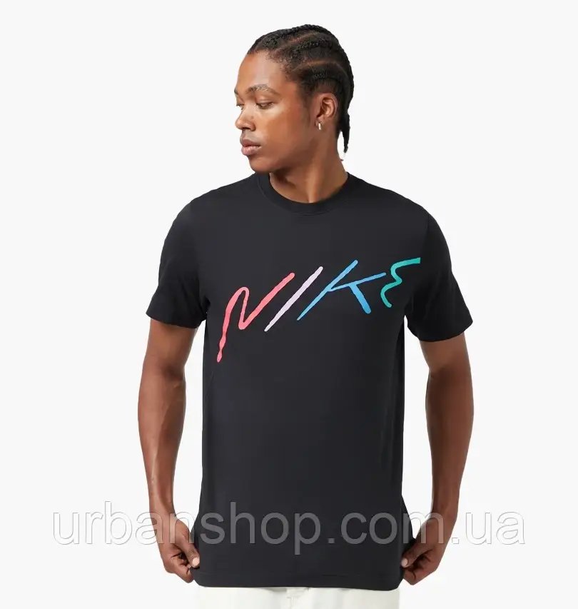 Urbanshop com ua Футболка чоловіча Nike Sportswear Club T-Shirt Black FD1276-010 РОЗМІРИ ЗАПИТУЙТЕ