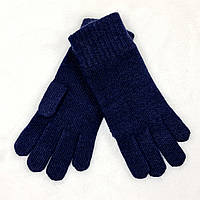 Рукавички жіночі зимові ODYSSEY (ангора+вовна+ПА) темно-синій One Size (4065)