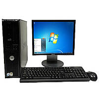 Комплект ПК: Dell OptiPlex 745 SFF / Intel Pentium D820 (2 ядра по 2.8 GHz) / 4 GB DDR2 / 120 GB HDD / Intel Graphics / DVD-ROM +