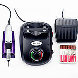 Фрезер Nail Master ZS-603 з ручкою та педаллю (65 Вт, 45000 об/хв), фото 3