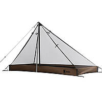 Одномісний сітчастий намет OneTigris Mesh Inner Tent 200x115x85 cm, Coyote Brown(1654110619)