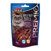 Лакомство для кошек Trixie 42716 Premio Duck Filet Bites филе утки сушеное 50 г (401190542716 OB, код: 7574540