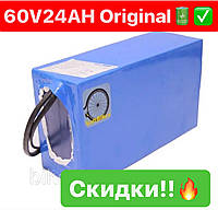 Аккумулятор 60V 24Ah для электроскутера литиевый Panasonic В текстолите: код: 60364