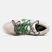 Nike SB Dunk Low Grey Green кроссовки и кеды хорошее качество хорошее качество Размер 40