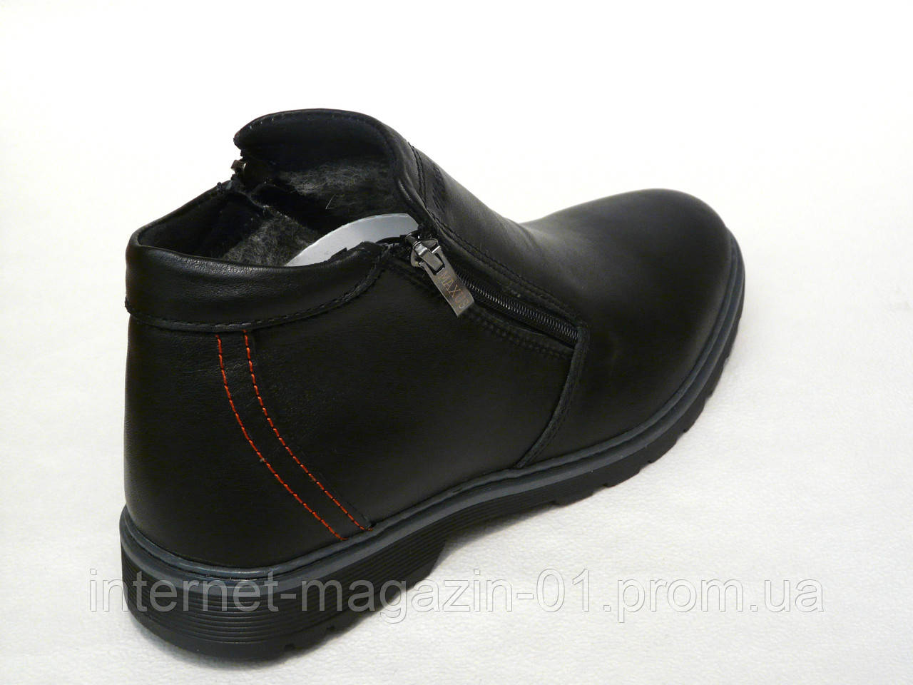 Зимові чоловічі шкіряні черевики Maxus конфорт 41 розмір, фото 1