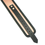 Широкий нашийник з повідцем Liebe Seele Rose Gold Memory Collar with Leash, натуральна шкіра, фото 8