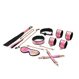 БДСМ-набір Liebe Seele Vivid Sakura 8 Pieces Set, 8 аксесуарів, екошкіра на оксамитовій основі 777store