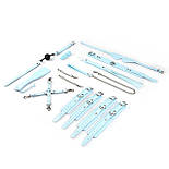 БДСМ-набір для початківців Liebe Seele Macaron 9pcs Bondage Kit-Melon, 9 предметів, мініванд 777store.com.ua, фото 3