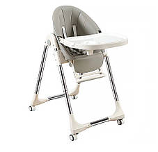 Дитячий стільчик для годування складаний Bestbaby BS-329 Dark-gray