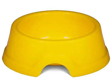 Миска для тварин №0 120мл жовта ТМ ПРИРОДА FG