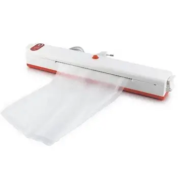 Домашній вакууматор для продуктів Keep freshness BT-01 Кухонний вакуумний пакувальник  Білий