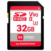 Карта памяти GoodRAM IRP-S9B0-0320R11 Secure Digital 32Гб IRDM PRO SDXC V90 UHS-II U3 Retail